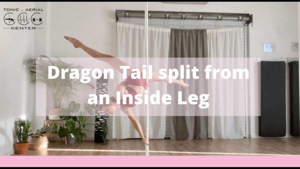 EN DRAGON TAIL FROM AN INSIDE LEG HANG